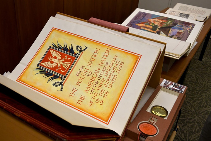 poland birthday card to US