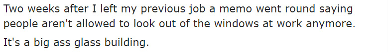 The Top 10 Responses To 'What's The Most Ridiculous Rule In Your Place Of Work?' O9vgb-ridiculous-work-rules-4