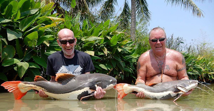 friends uses ashes to catch monster carp