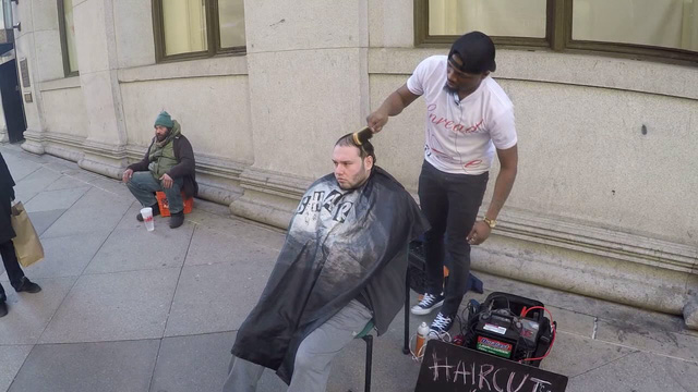 barber for homeless gets new shop from stranger