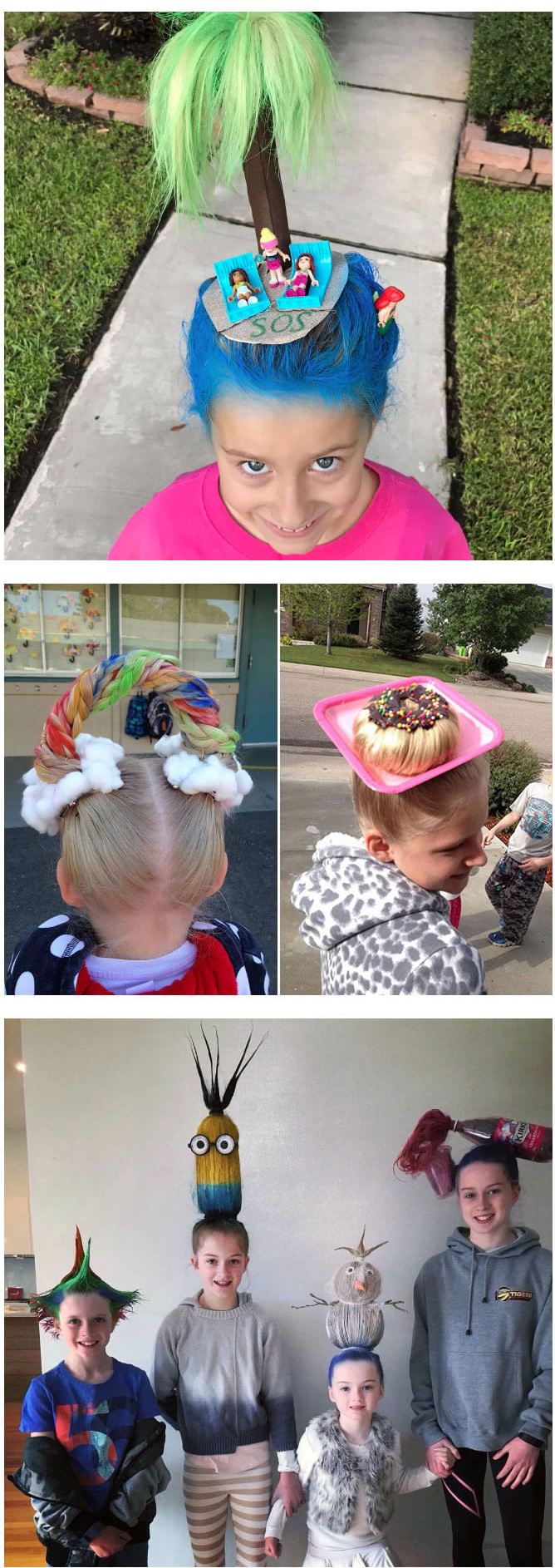 best crazy hair day ideas