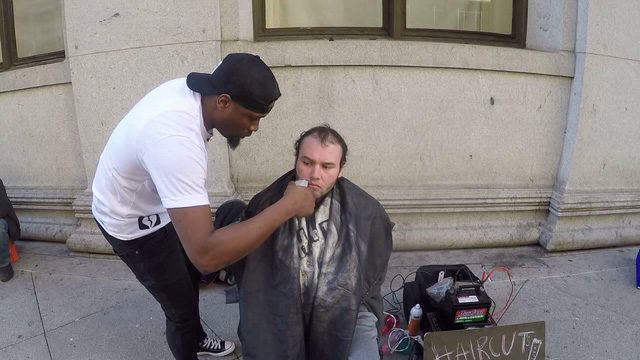 barber for homeless gets a new shop from stranger