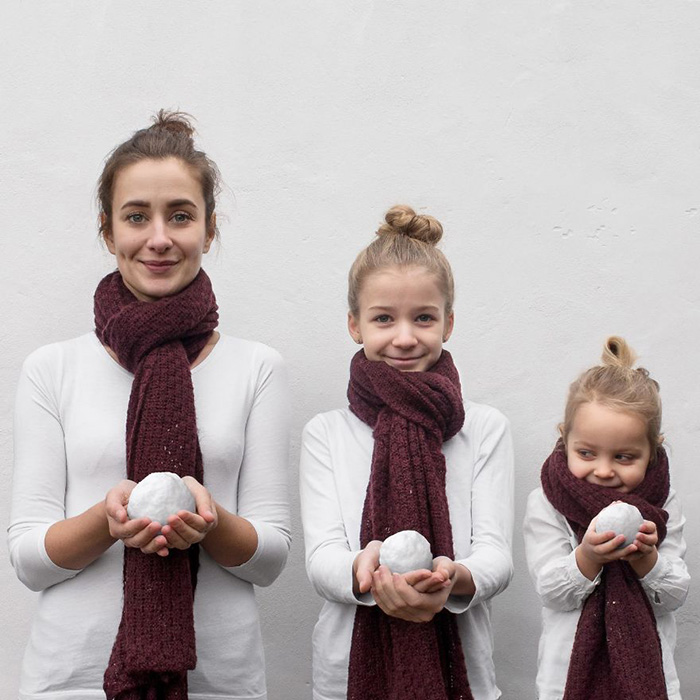 mom and two daughter outfits