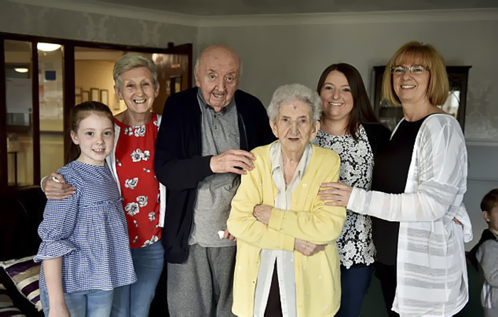 mom moves into care home for 80 year old son