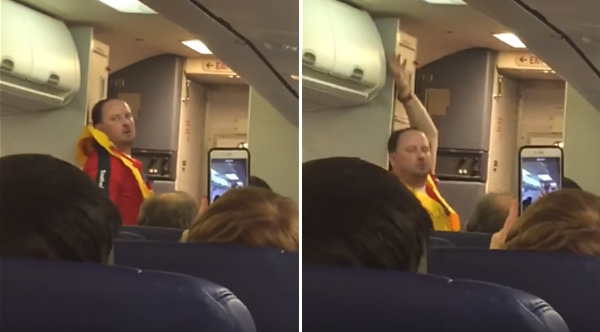 This Flight Attendant's Hilarious Life Vest Demonstration Will Make