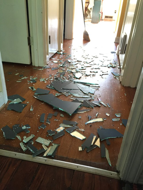 mom response to anger and broken mess by son
