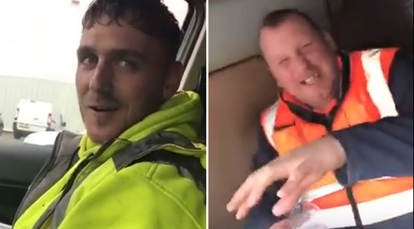 Construction Workers Can't Stop Laughing At This '5 Kids' Riddle