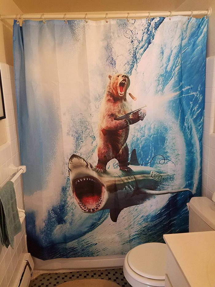 People Are Sharing Photos Of Their Shower Curtains And We Can T Stop I M Single And Picked Out My Own Shower Curtain