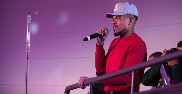 chance the rapper holiday party for homeless