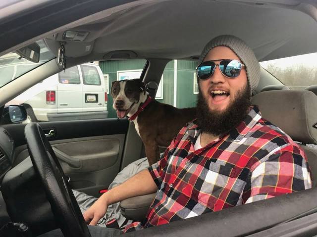 man volunteers to drive dog home to kansas from maryland