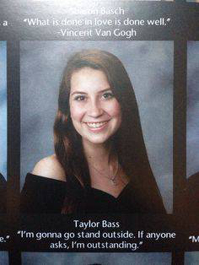 Funny Yearbook Quotes Girls Quotes Yearbook Hilarious Teens Smart Too