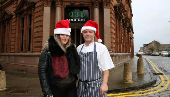 single mom invites 60 people to dinner Christmas