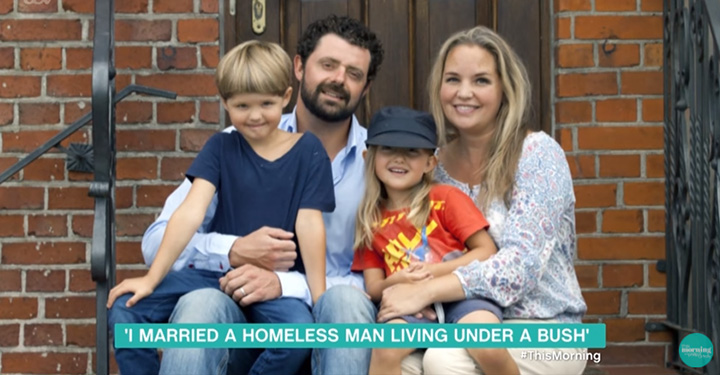 woman falls in love with homeless man