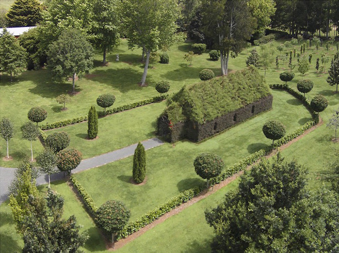 church made of trees