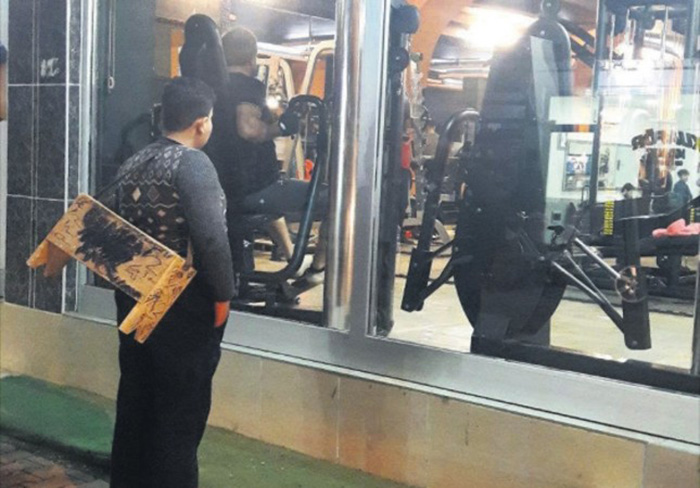 refugee boy gets free membership Turkey gym