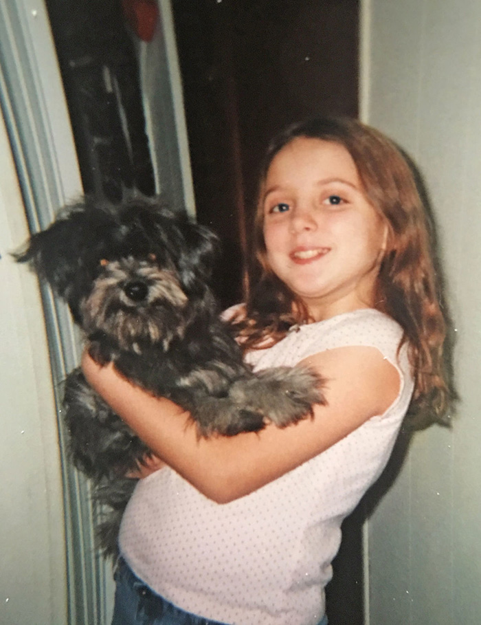 woman reunited with dog 7 years later puppy good news nicole grimes