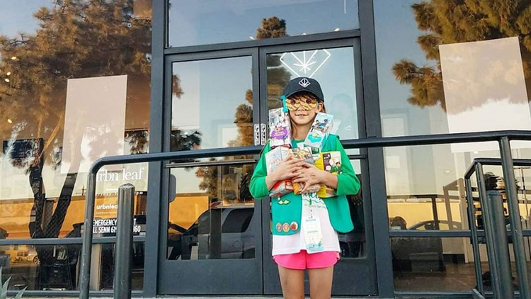 girl scout marijuana shop good news