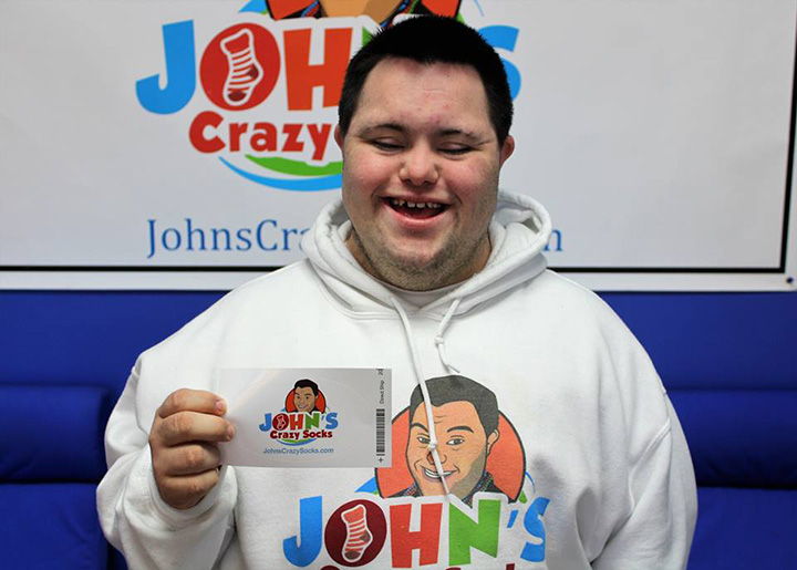 Johns crazy socks down syndrome