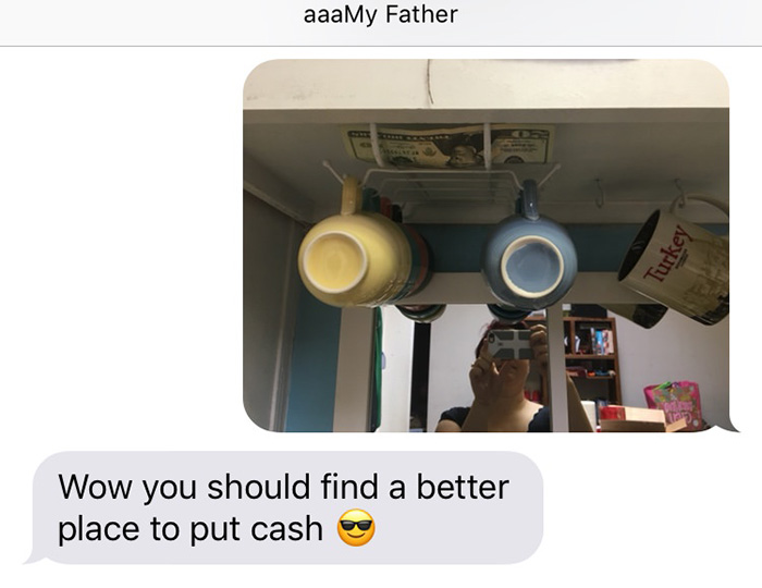 sneaky dad hides money in daughters house 20