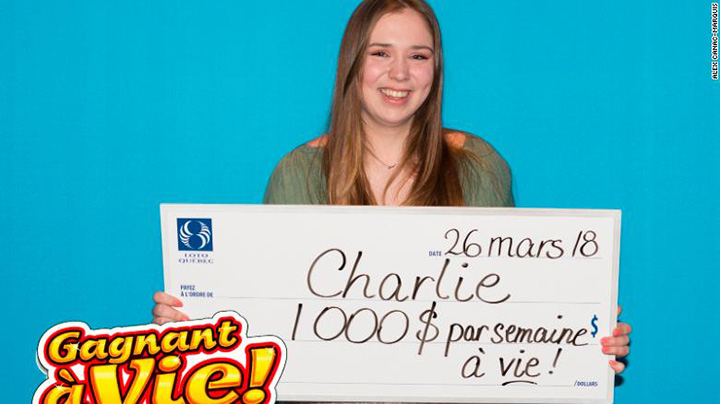 teen girl wins lottery first ticket ever