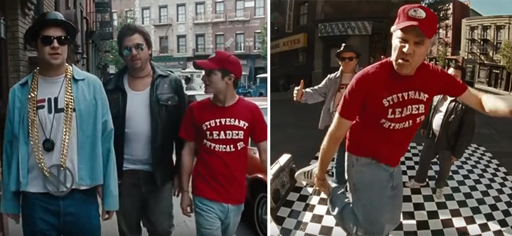 beastie boys dance off actors elijah will ferrell