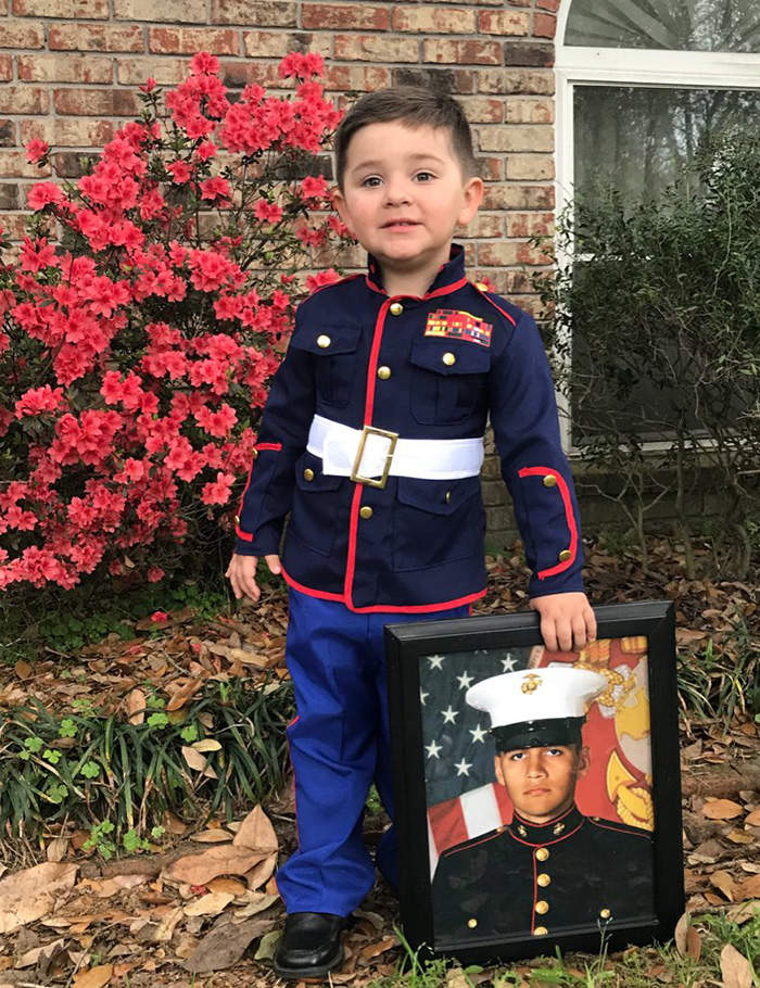 senior takes marine little brother to prom