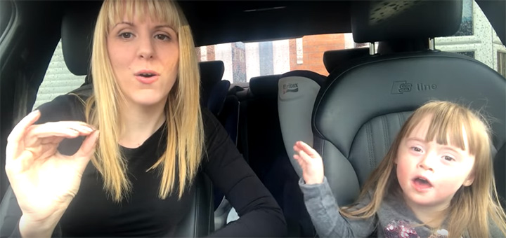 moms down syndrome carpool karaoke a thousand years