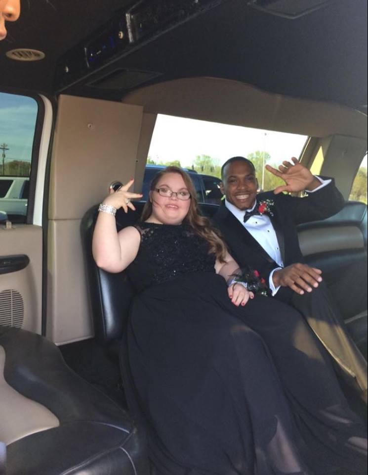 NFL player don jones takes girl down syndrome to prom