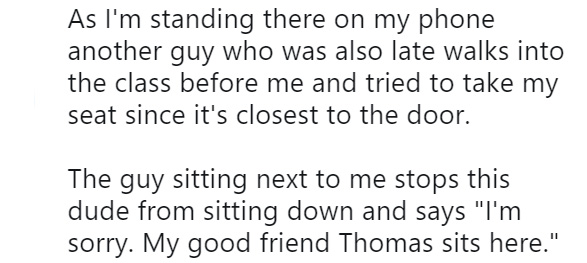 Student finds annoying foreigner is a friend he did not know he had