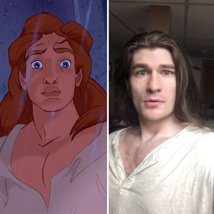 man looks like disney prince lost weight