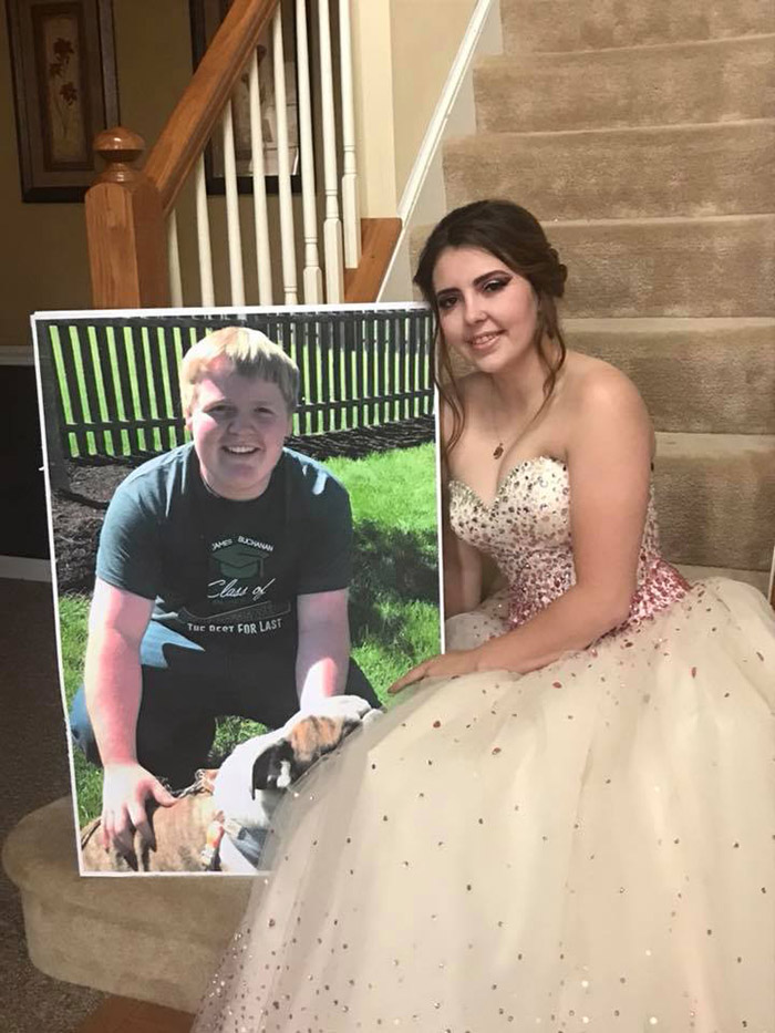 dad takes late sons girlfriend to prom