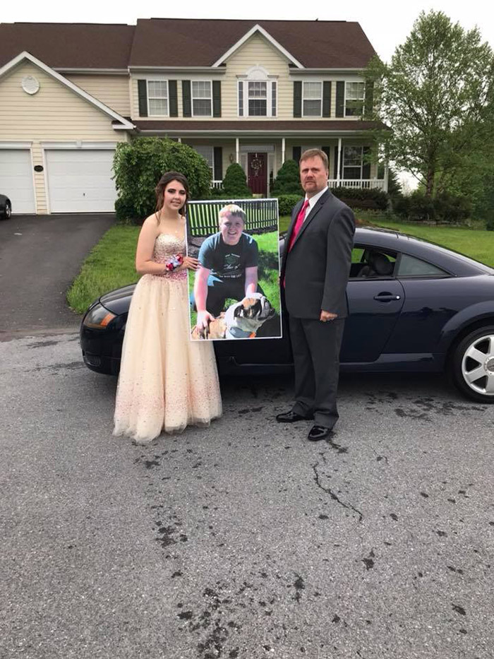 dad takes late sons girlfriend to prom