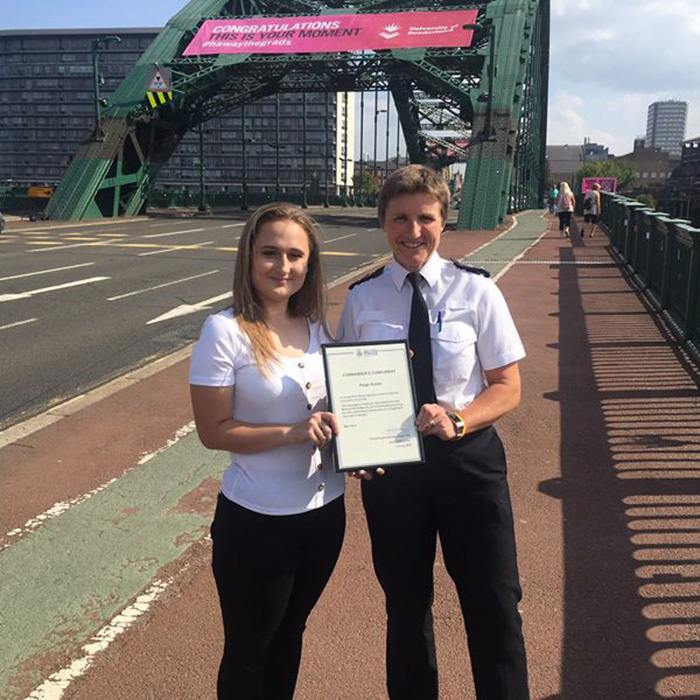 teen saves lives with uplifting notes on bridge