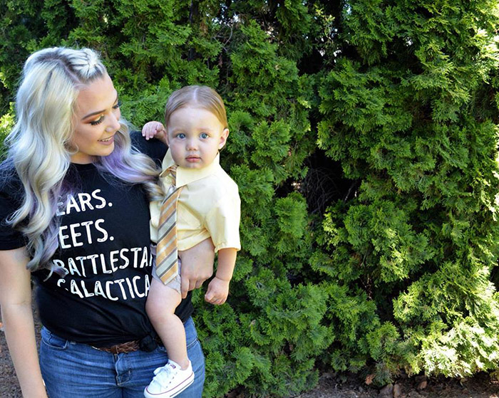 parents throw office themed birthday party for first birthday