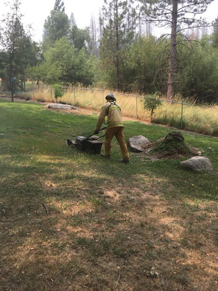 firefighters help woman