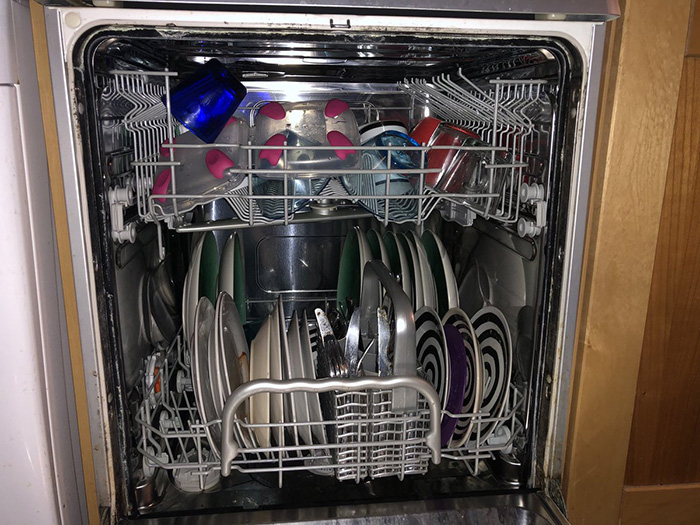 large dishwasher