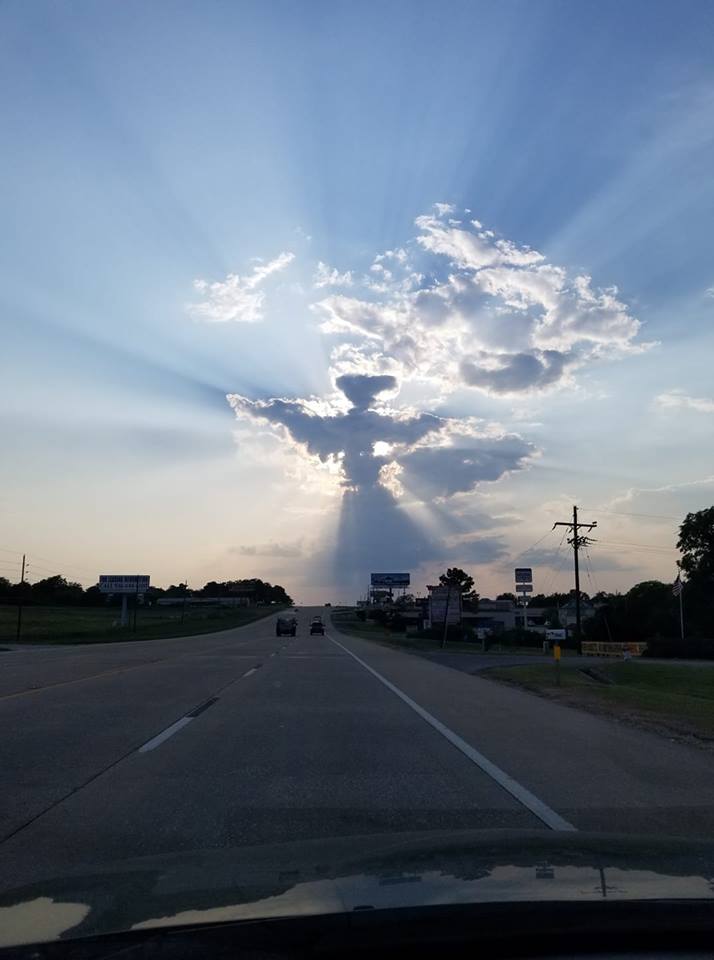 angel cloud over Texas