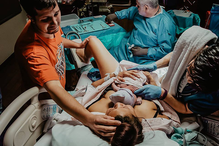 dad crying seeing wife smile first time in 10 months