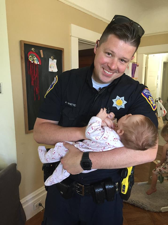 police officer adopts baby from pregnant homeless woman