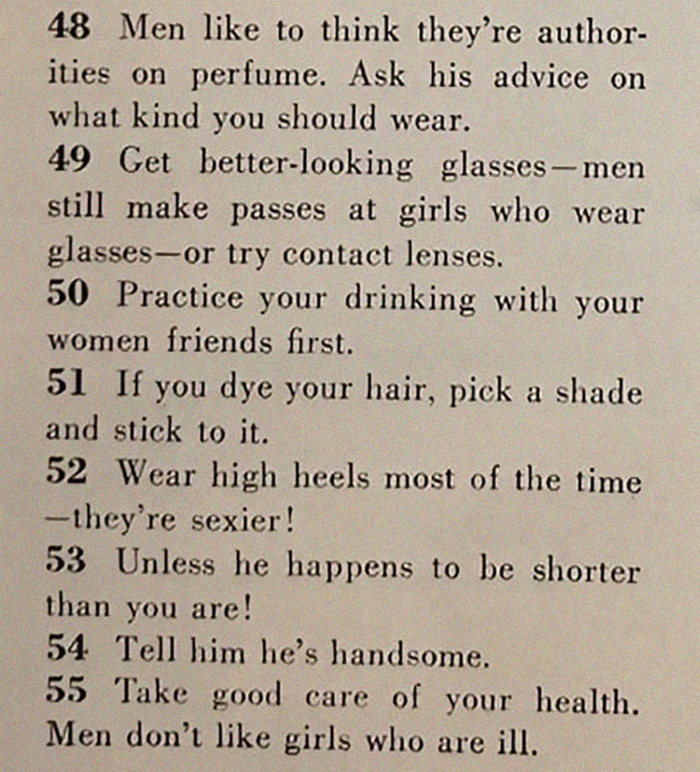 129 ways to get a husband 1950s