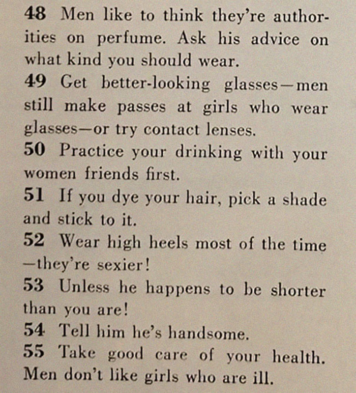 129 ways to get a husband 1950s