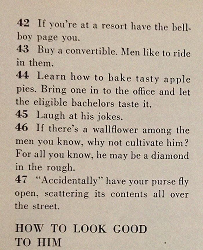 129 ways to get a husband 1950s