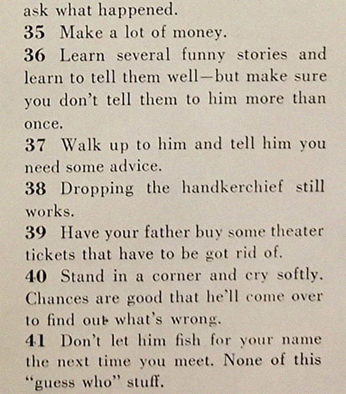 129 ways to get a husband 1950s