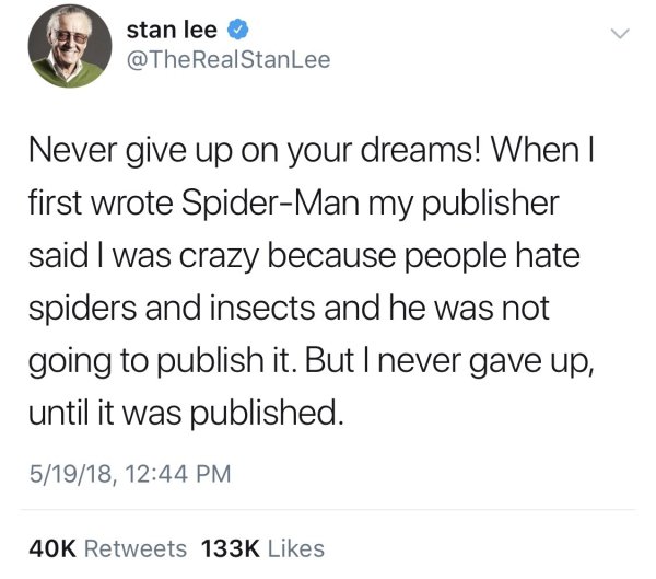 stan lee inspirational quote