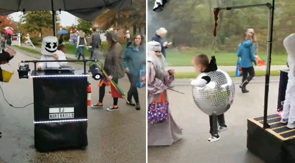 disco ball baby costume