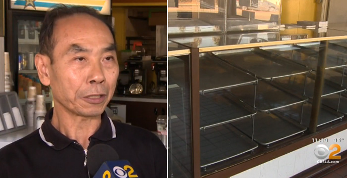 people buy donuts so owner can tend to sick wife