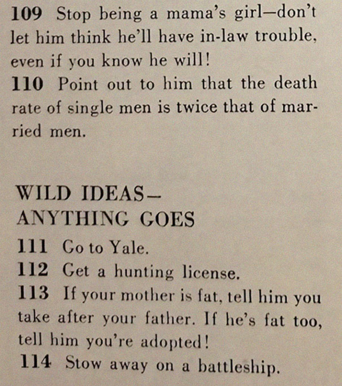 129 ways to get a husband 1950s