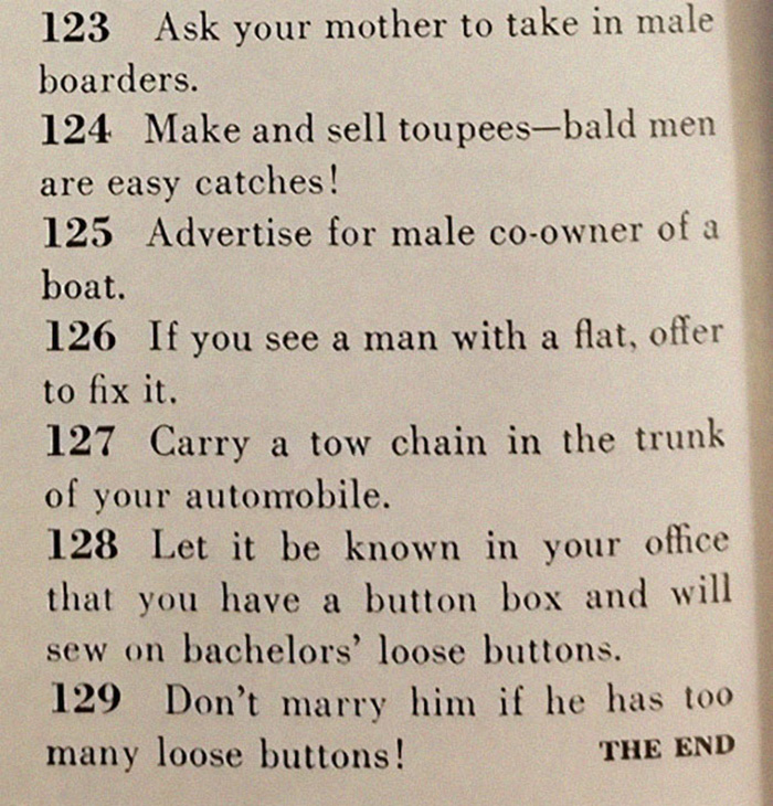 129 ways to get a husband 1950s