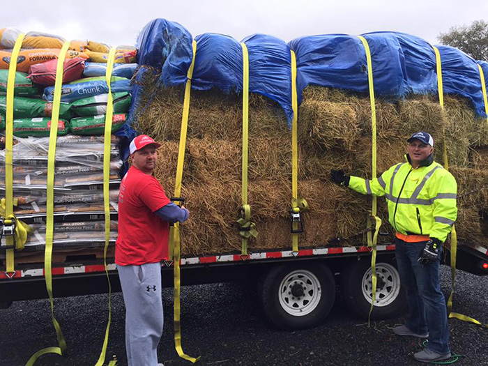 wheeler ranch feeds animals camp fire