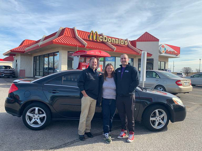 man buys car for mcdonalds employee